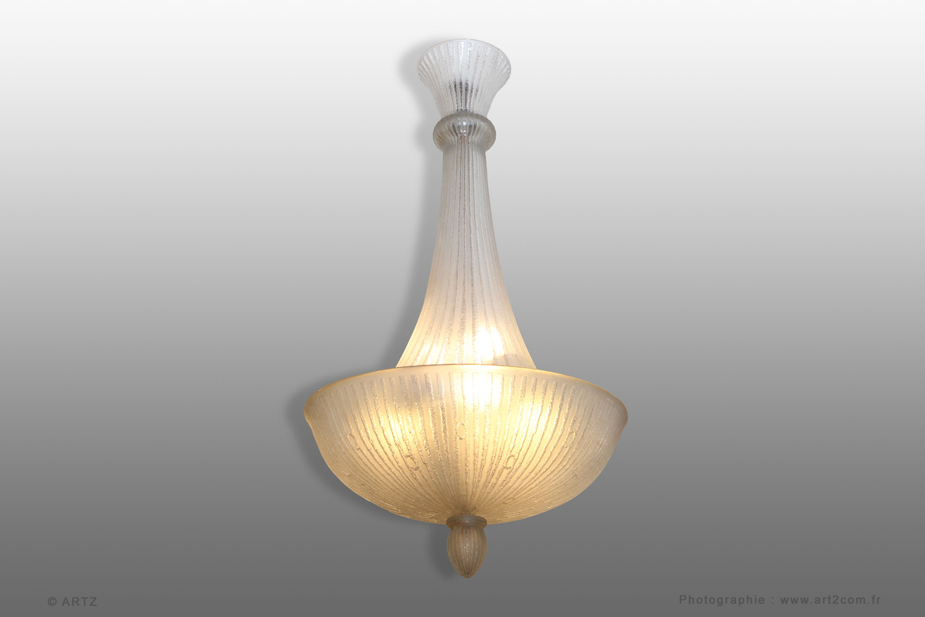 Exceptional chandelier DAUM NANCY