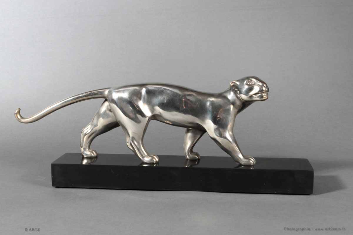 Panther Bronze Art Deco