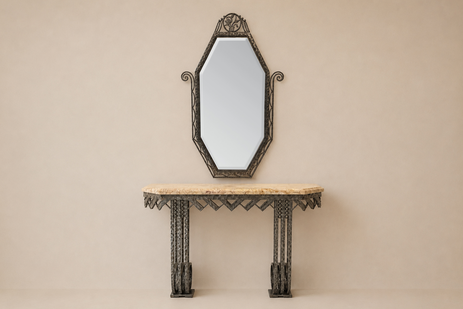 Console et miroir NICS Frères