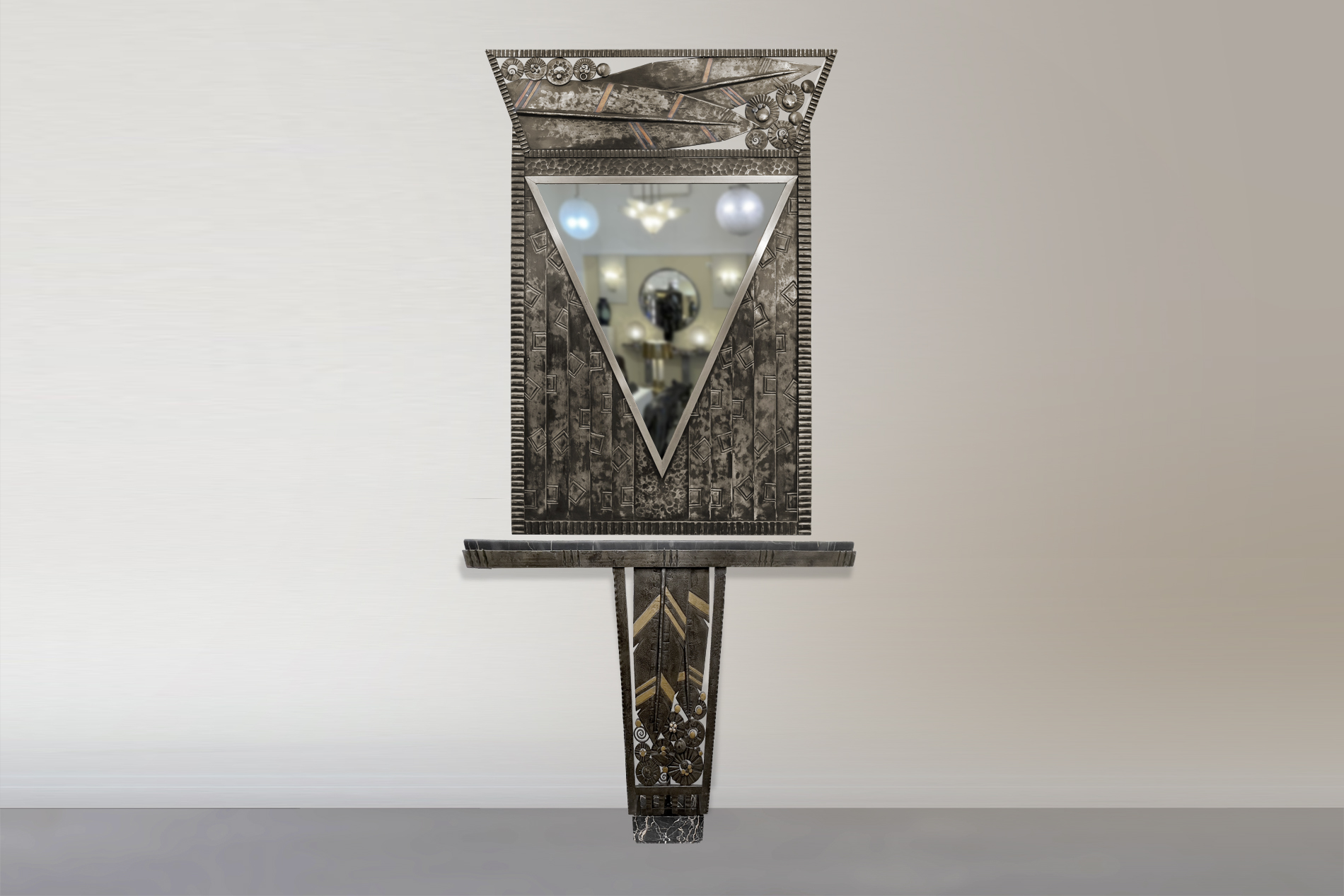 Miroir et console ZADOUNAISKY