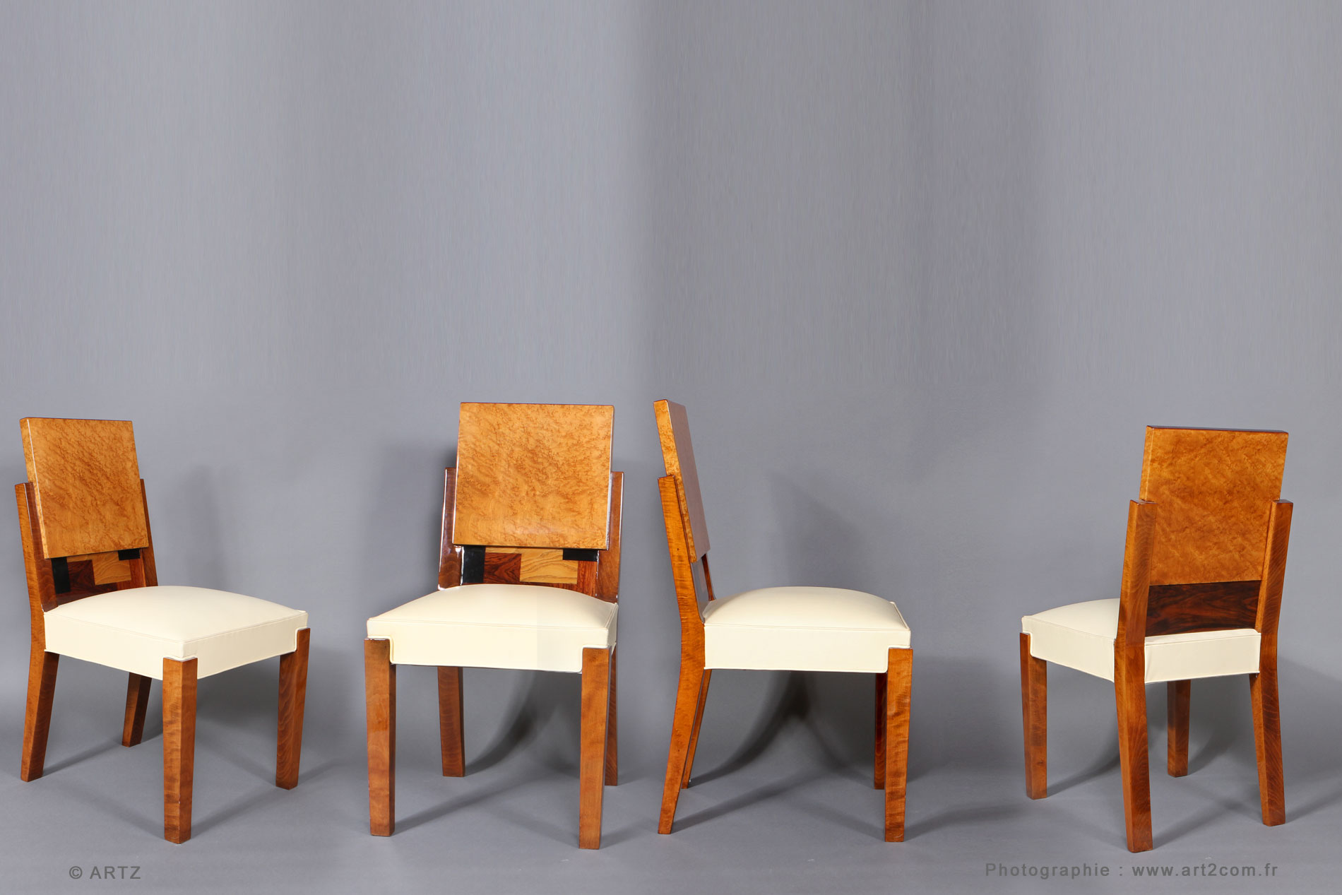 4 chairs M.DUFET