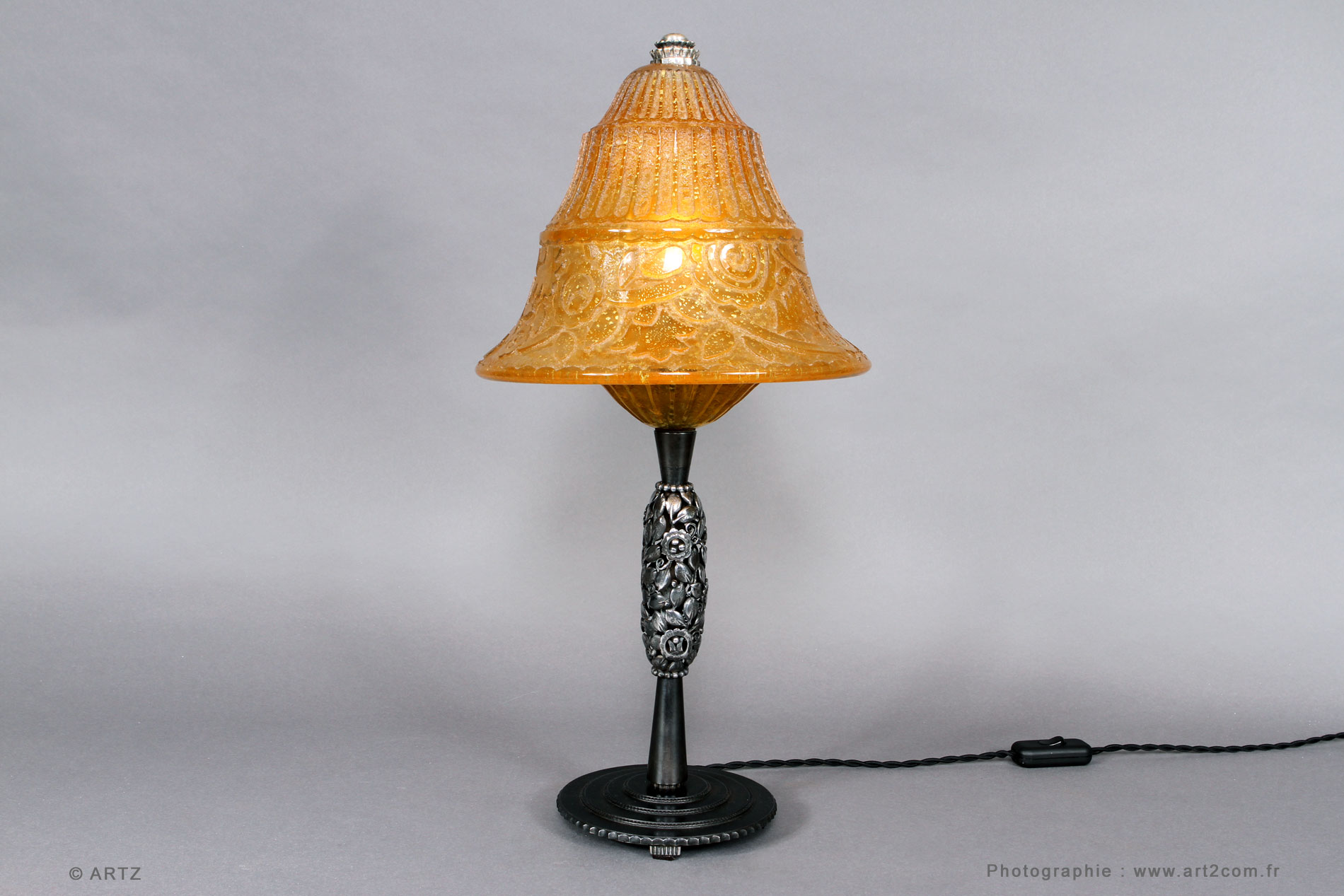 EXCEPTIONAL lamp DAUM - E.BRANDT