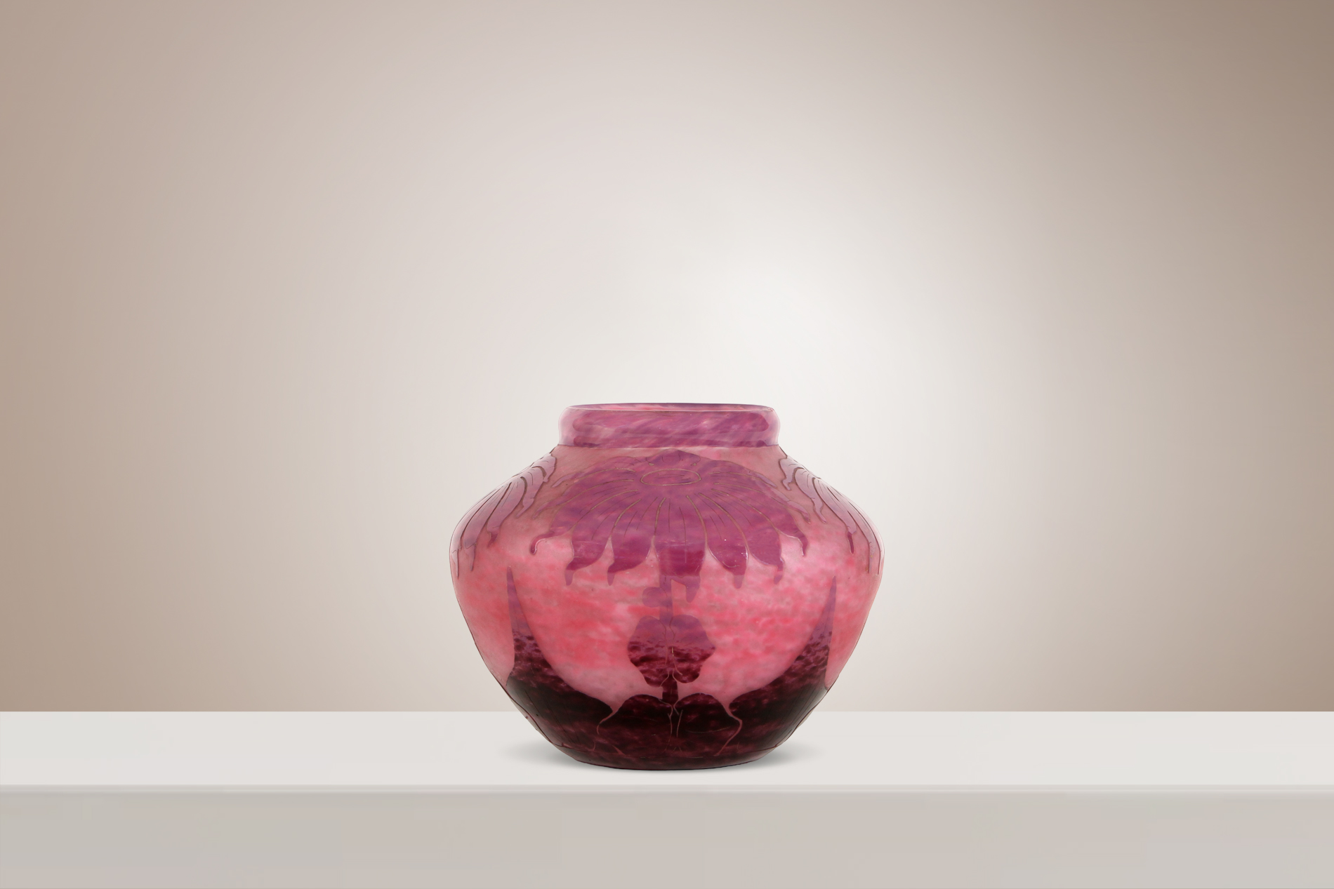 Vase CHARDER Le Verre Français