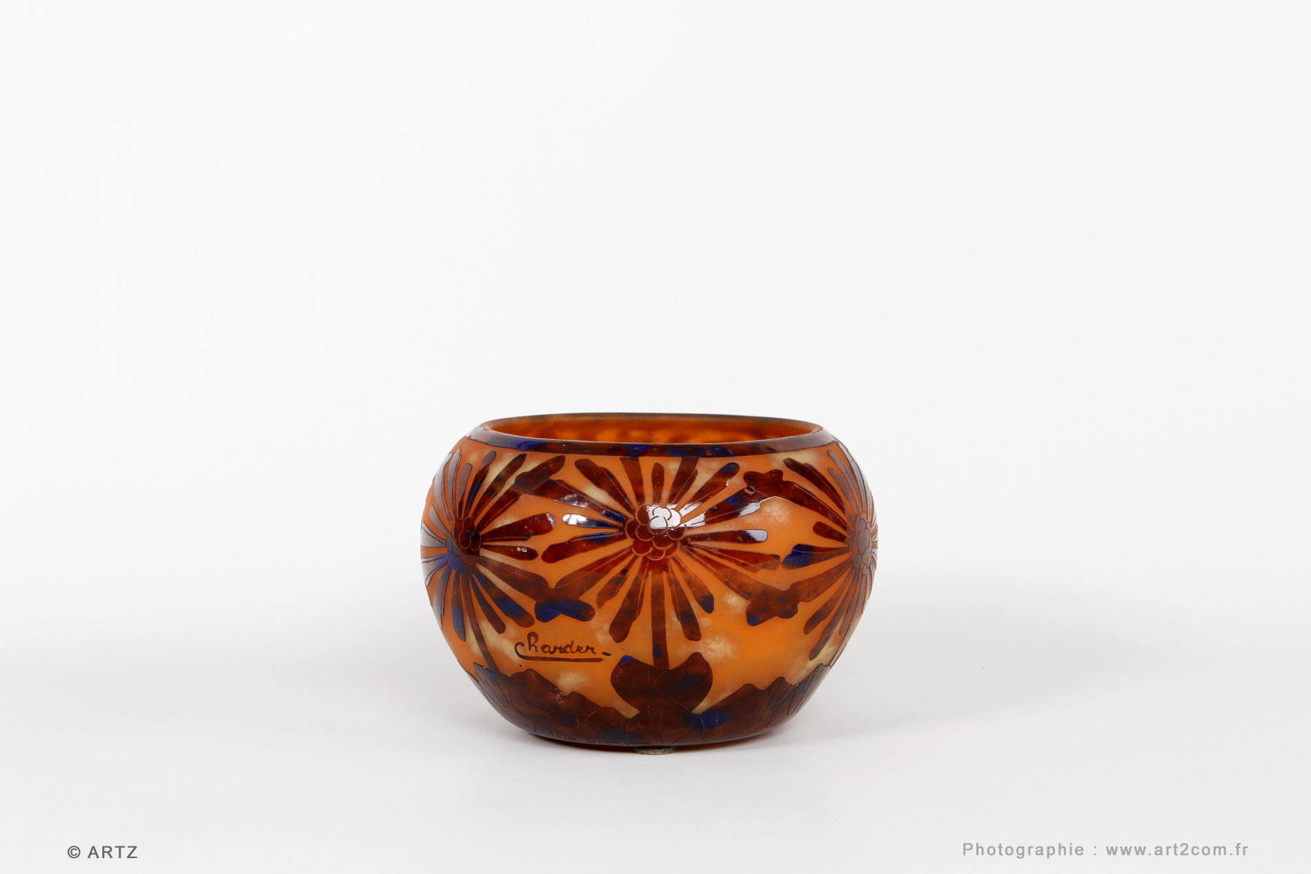 Vase CHARDER Le Verre Français