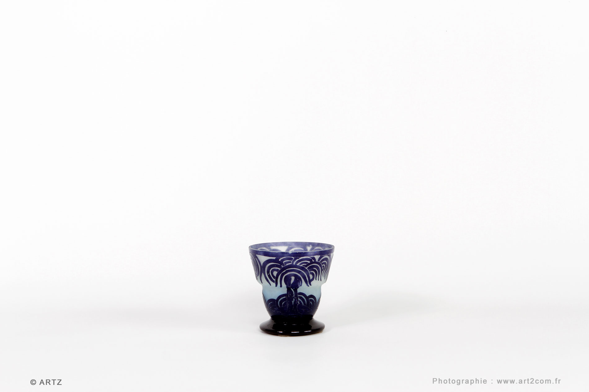 Vase CHARDER Le Verre Français