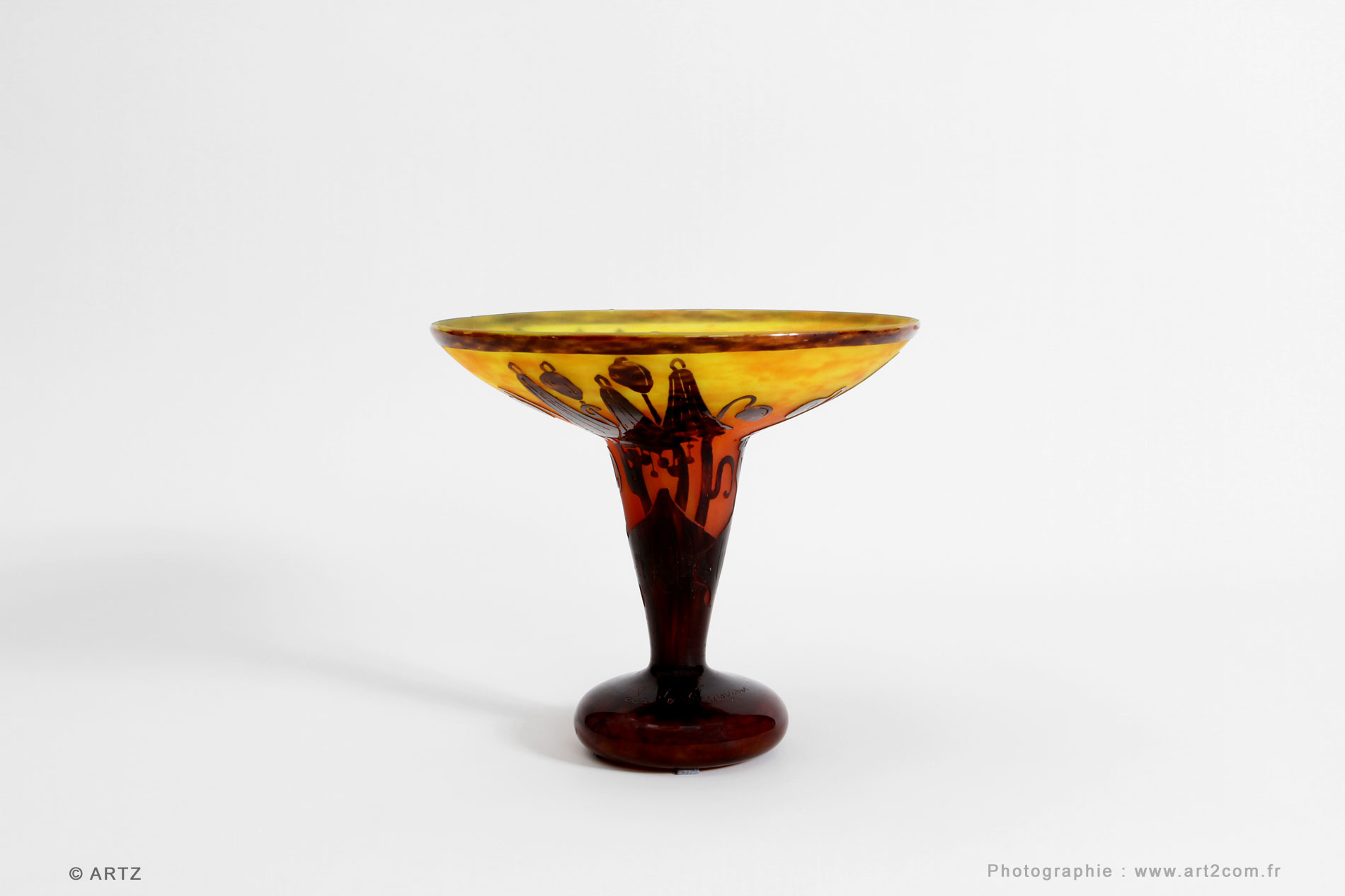 Vase CHARDER Le Verre Français