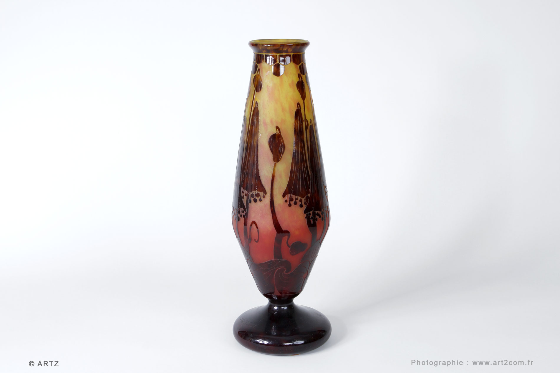 Vase CHARDER Le Verre Français