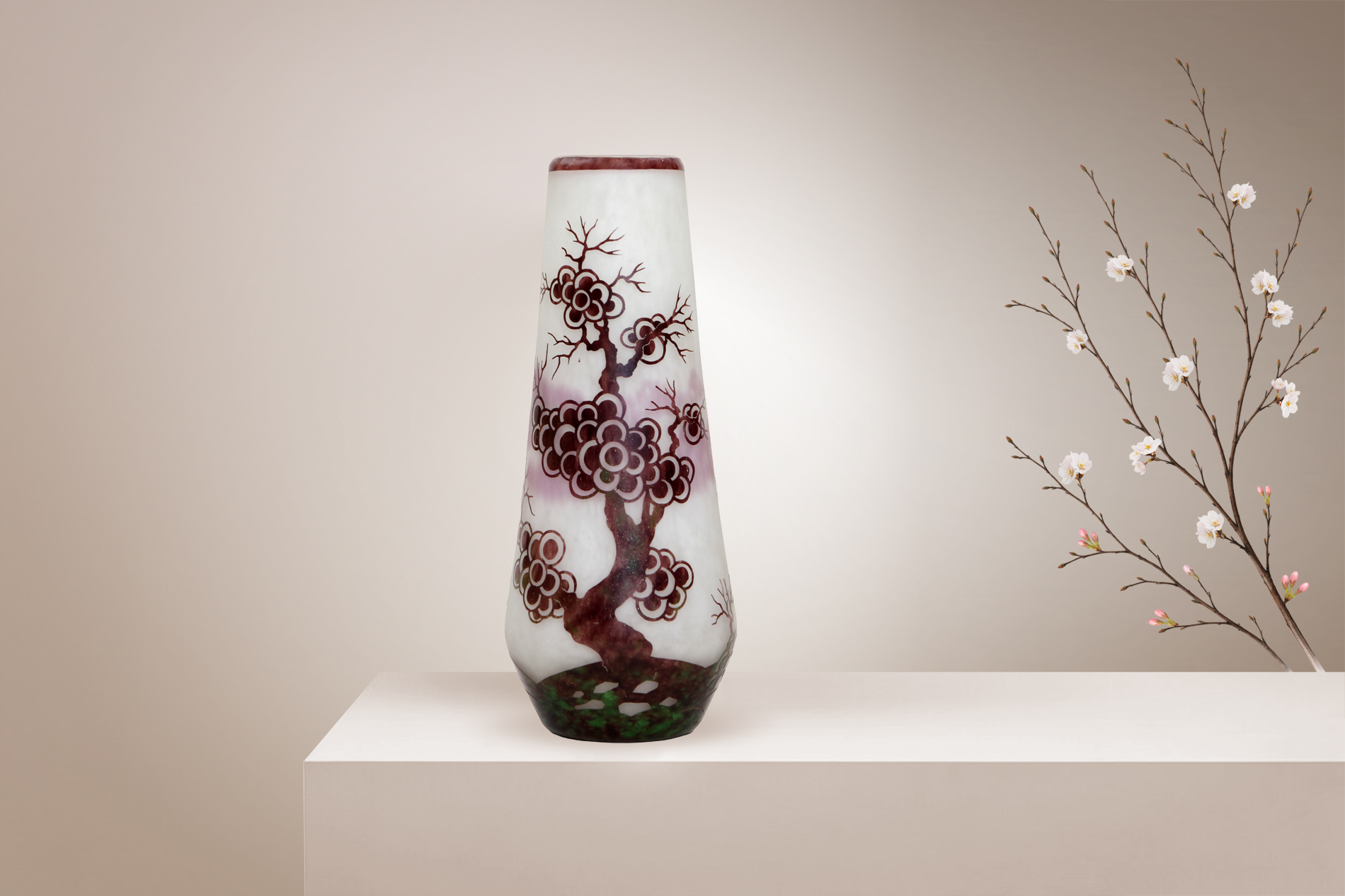 Vase CHARDER Le Verre Français