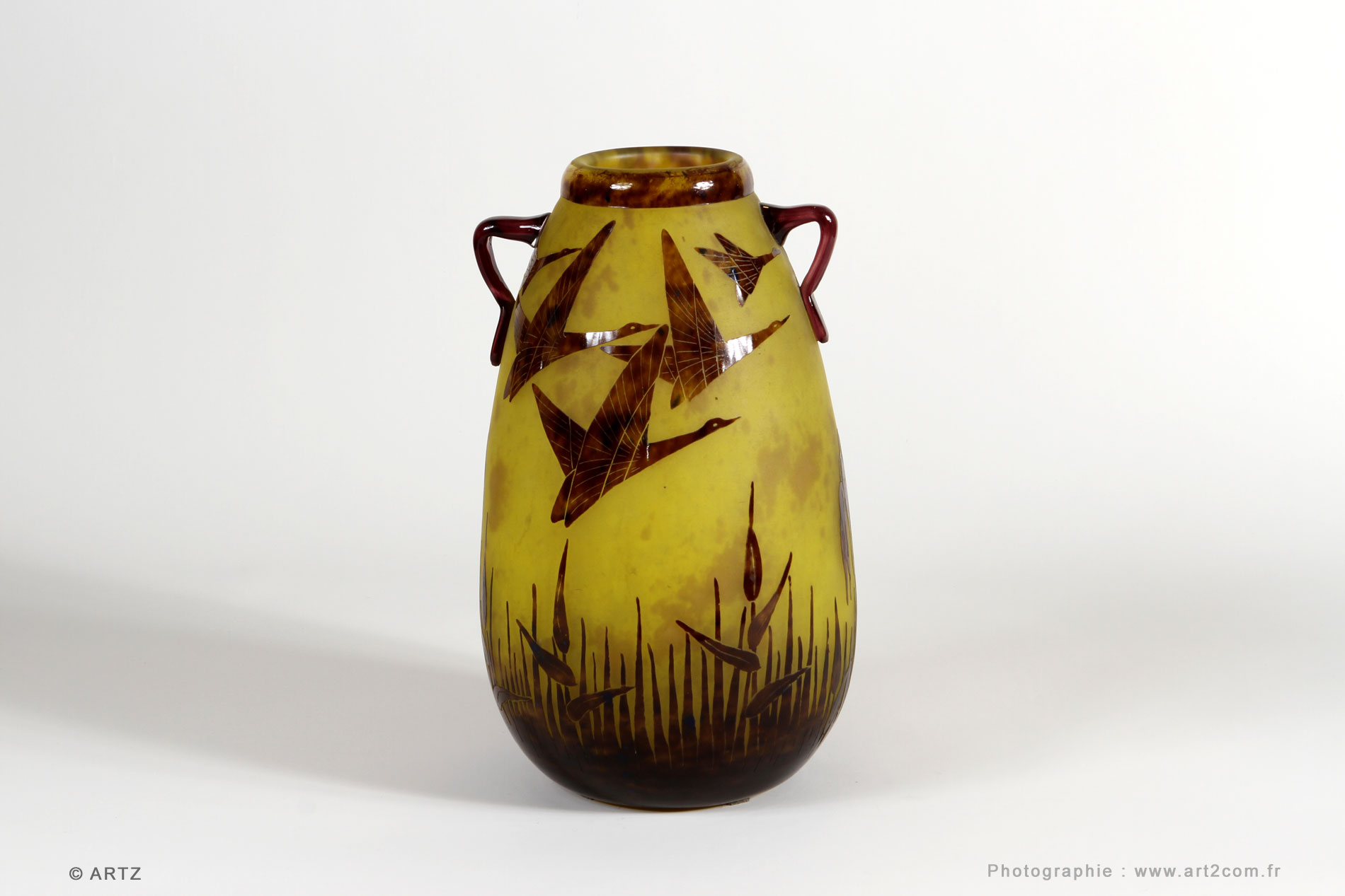 Vase CHARDER Le Verre Français