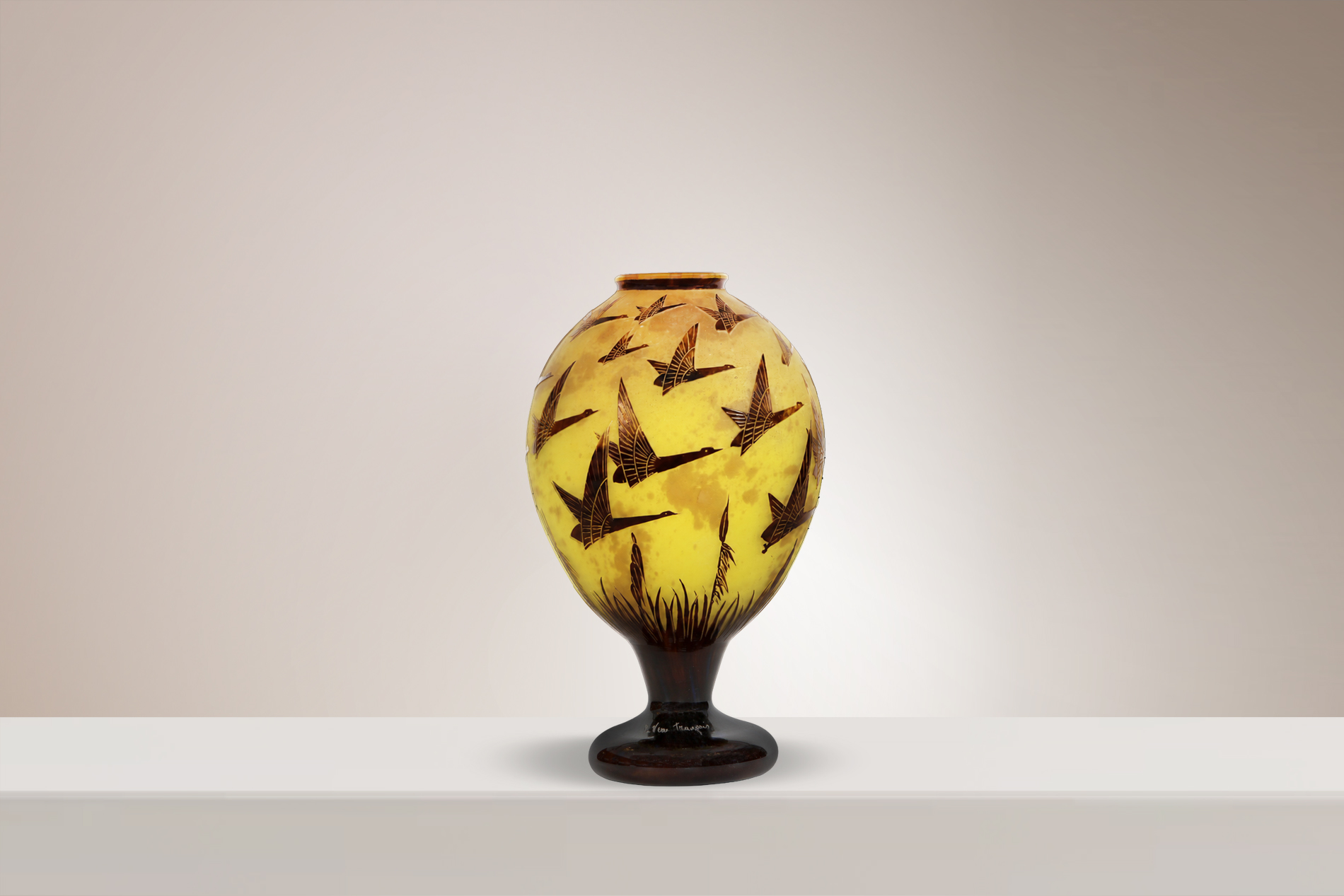 Vase CHARDER Le Verre Français