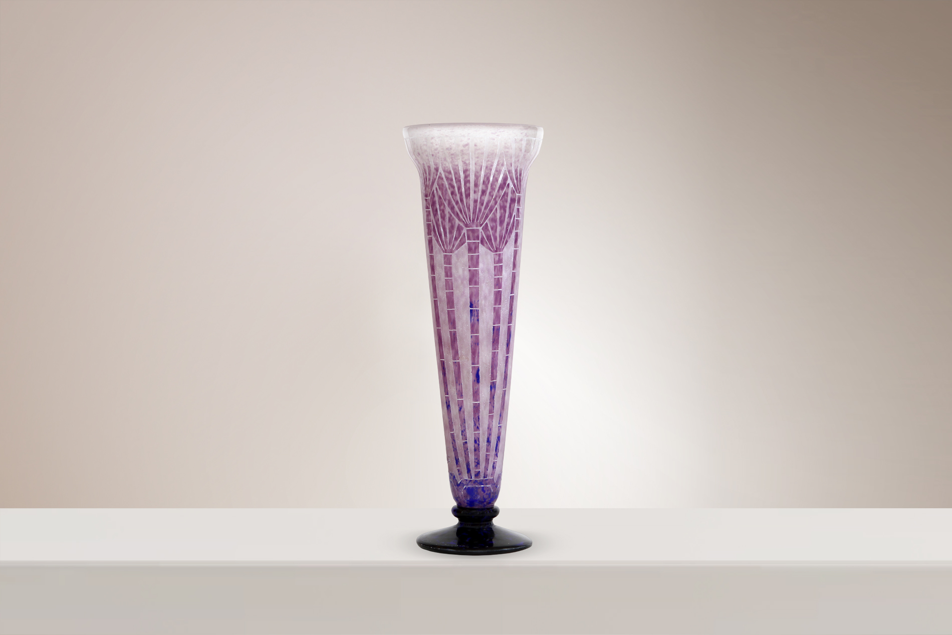 Vase CHARDER Le Verre Français