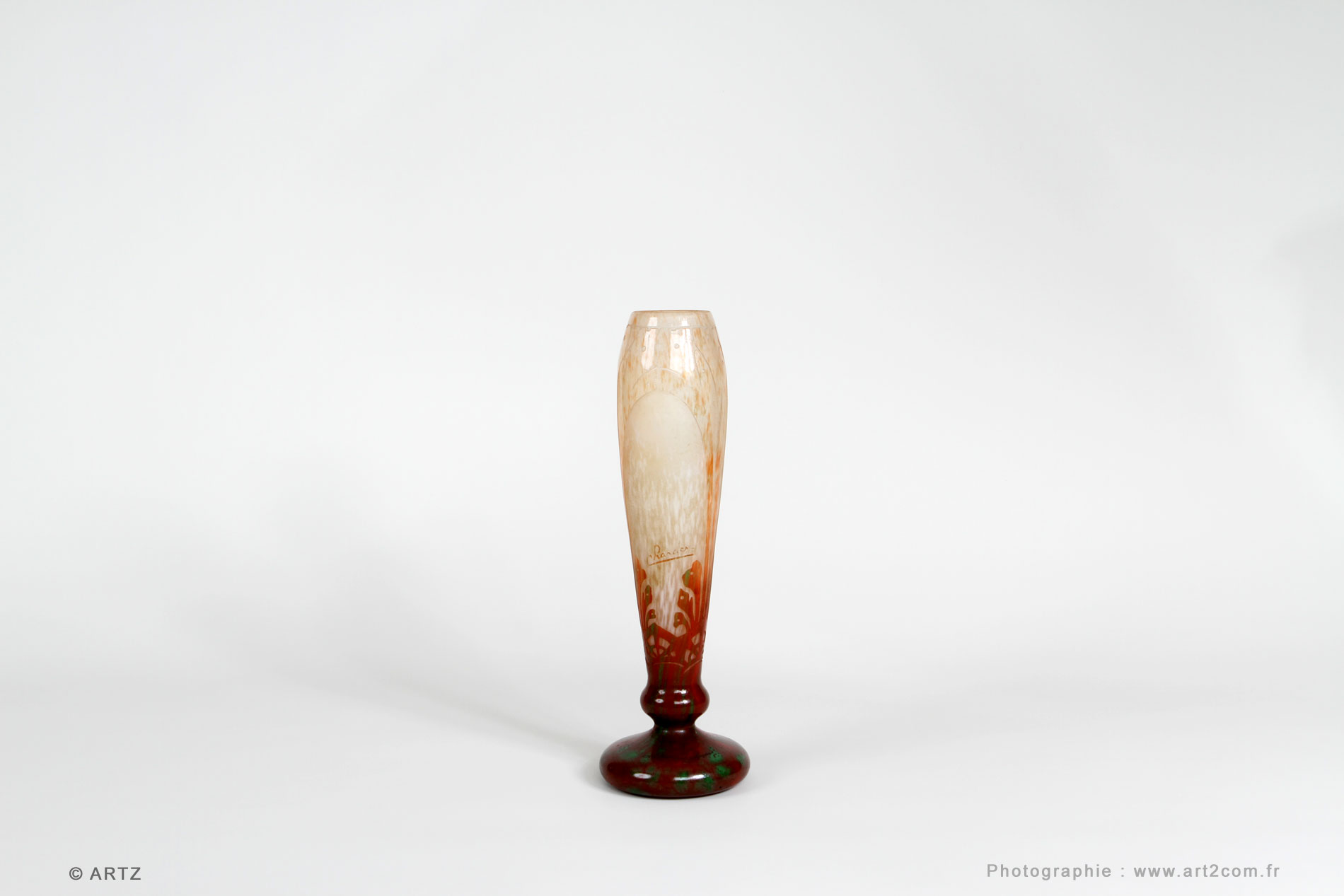 Vase CHARDER Le Verre Français