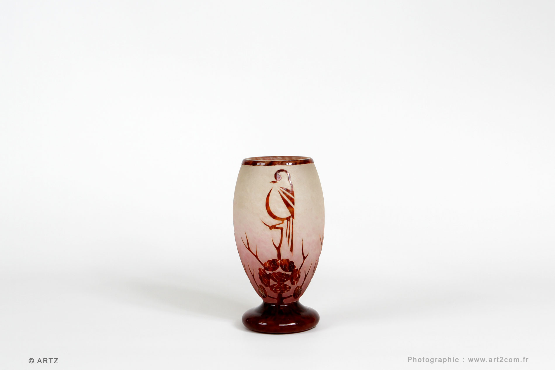 Vase CHARDER Le Verre Français