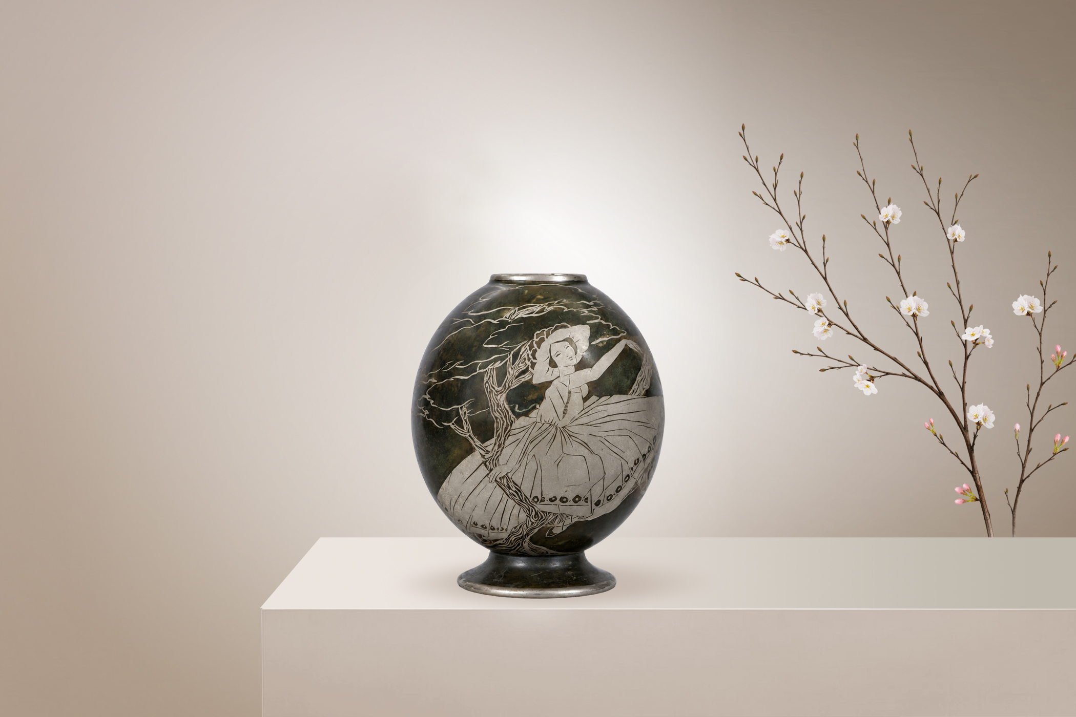 Vase Paul louis MERGIER