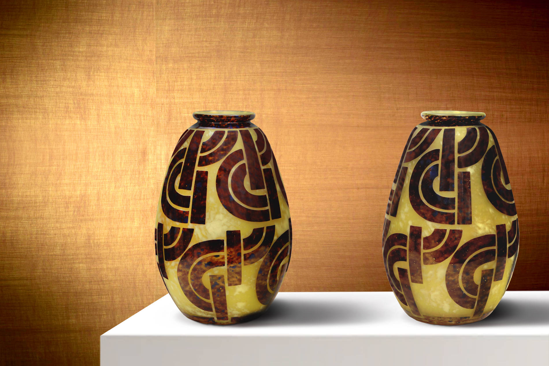 Vases CHARDER Le Verre Français 